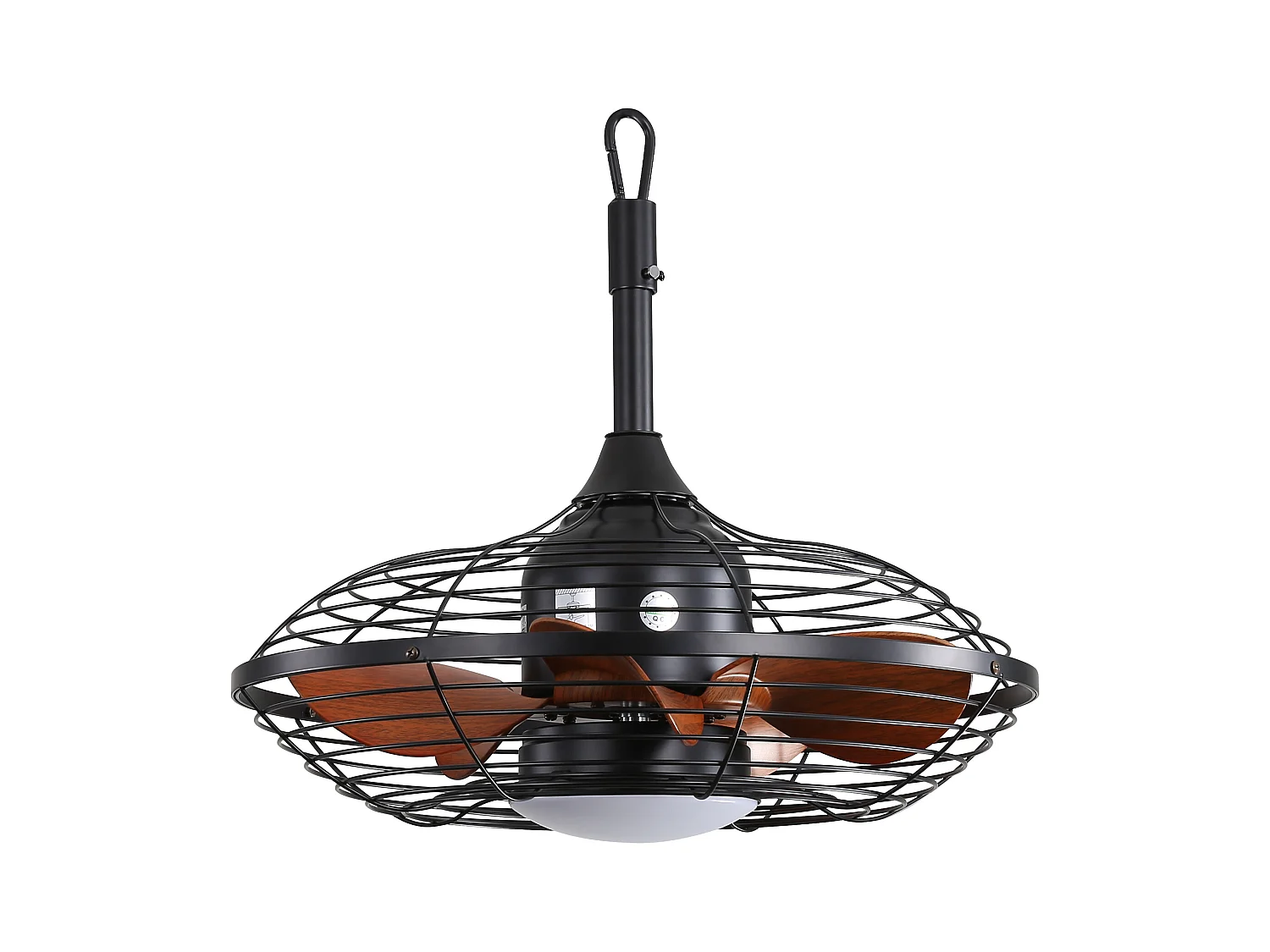 Ventilateur de Plafond Extérieur 20 Pouces - Moteur CC Réversible - LED 18W - Résistant à l'Eau - Télécommande et Minuterie