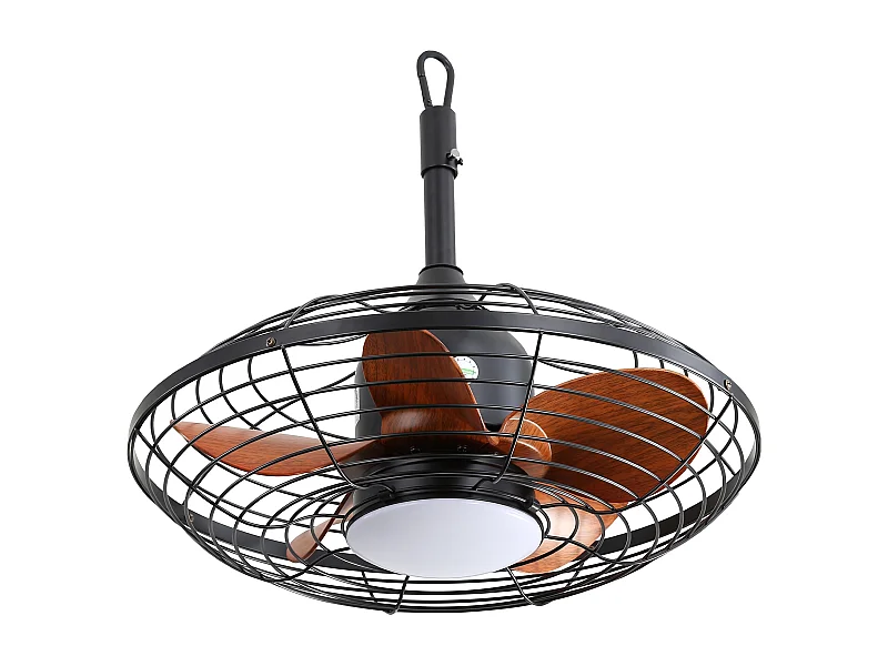 Ventilateur de Plafond Extérieur 20 Pouces - Moteur CC Réversible - LED 18W - Résistant à l'Eau - Télécommande et Minuterie