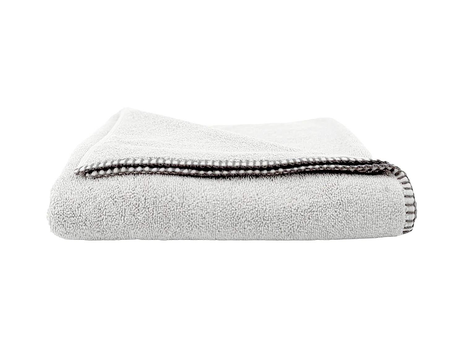 Drap de bain en éponge bouclette 90x150 cm FJORD coton blanc