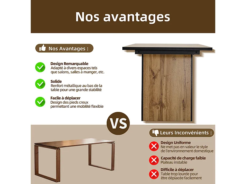 Ensemble table à manger + 4 chaises en rotin et velours, Beige