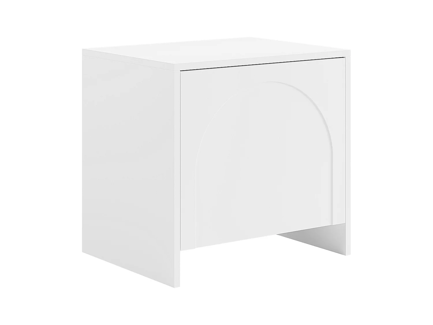 Zestaw 2 szafek nocnych jednodrzwiowych - Biały - NALYRA od Maison Céphy