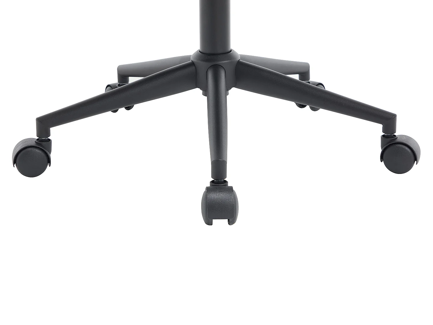 Bureaustoel - Fluweel - Bordeaux en zwart - Verstelbare hoogte - ELEANA