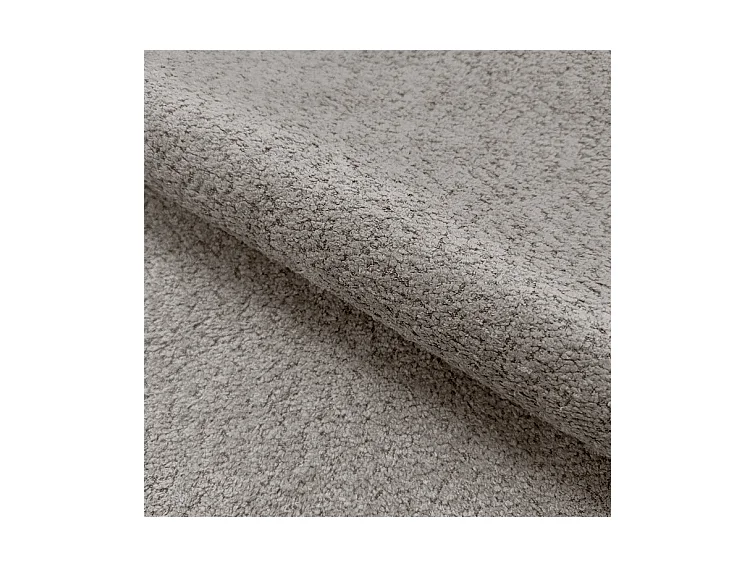 Emporius Cloud Lit rembourré 180x200 - Lit coffre avec rangement et sommier à lattes - Lit double 180x200 cm, tissu bouclé Gris clair (Anthology 15)