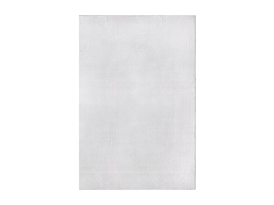 Tapis Rio salon antidérapant arc, Blanc cassé, 200 x 280 cm