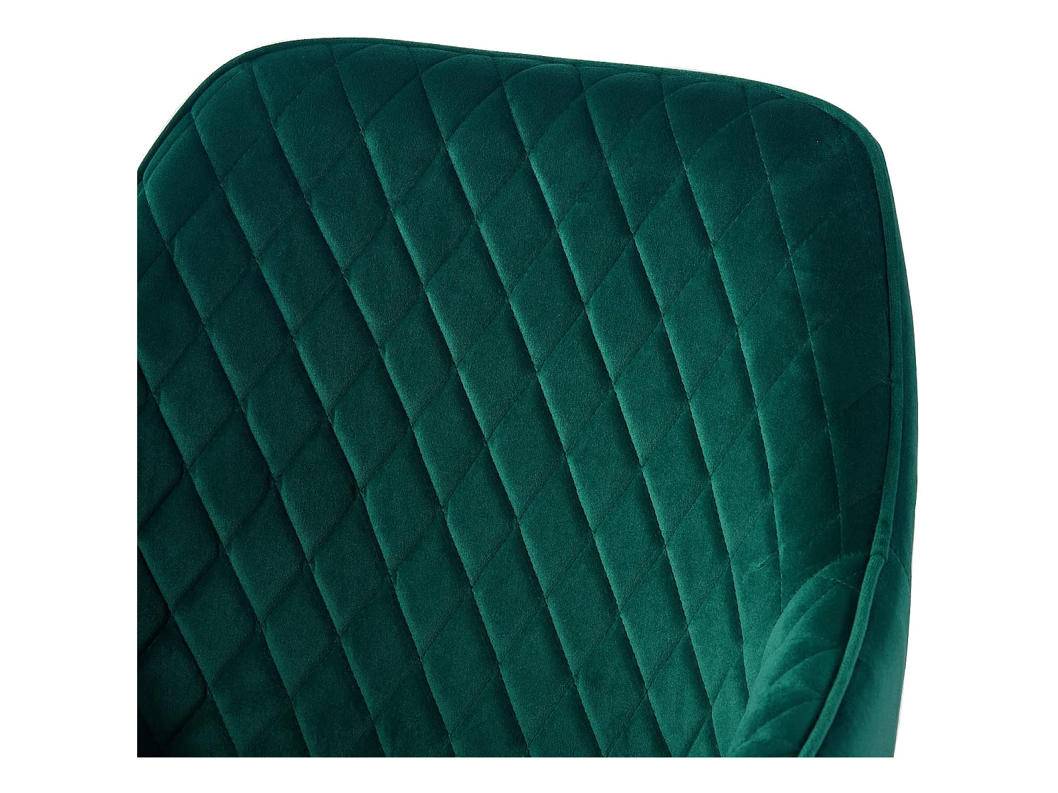 Lot de 2 Chaises Scandinaves en Velours avec Dossier et Accoudoirs, Siège Rembourés, pour Salle à manger, Bureau, Cuisine, Salon (2, Vert)