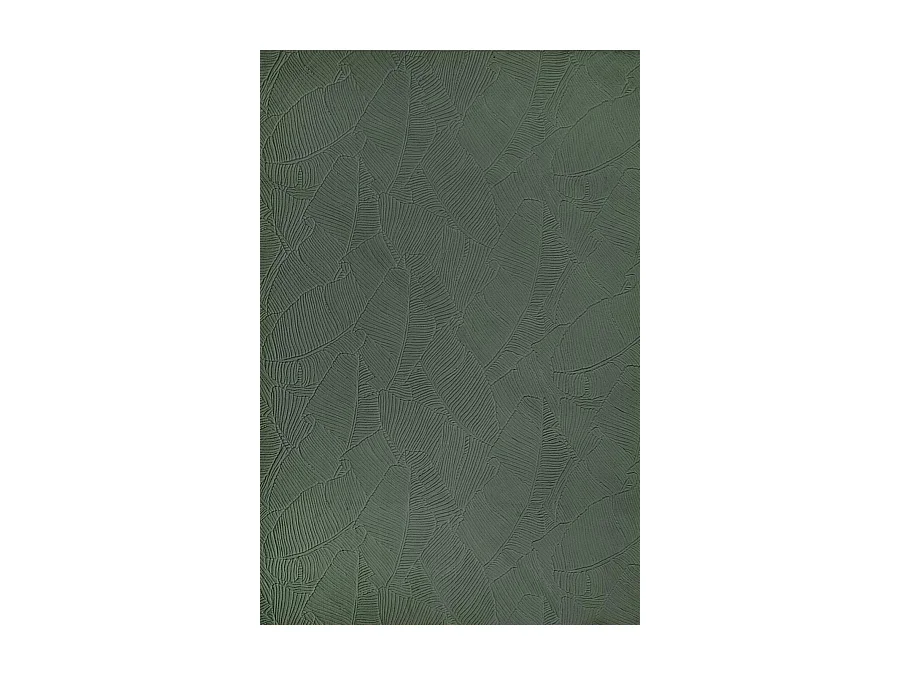 Tapis Rio salon antidérapant feuilles, Forêt, 80 x 150 cm