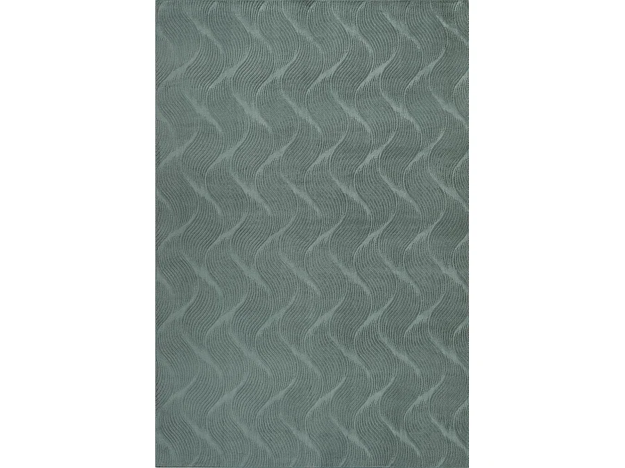 Tapis Rio salon antidérapant 3D, Vert, 140 x 200 cm