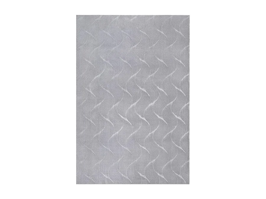 Tapis Rio salon antidérapant 3D, Gris, 160 x 220 cm