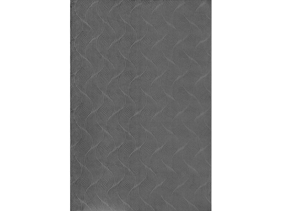 Tapis Rio salon antidérapant 3D, Anthracite, 160 x 220 cm
