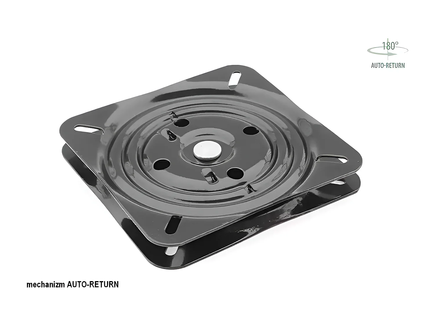 Stuhl Marlo/Samtstoffbezug/Auto-Return-Funktion /180 Grad drehbar/Beige