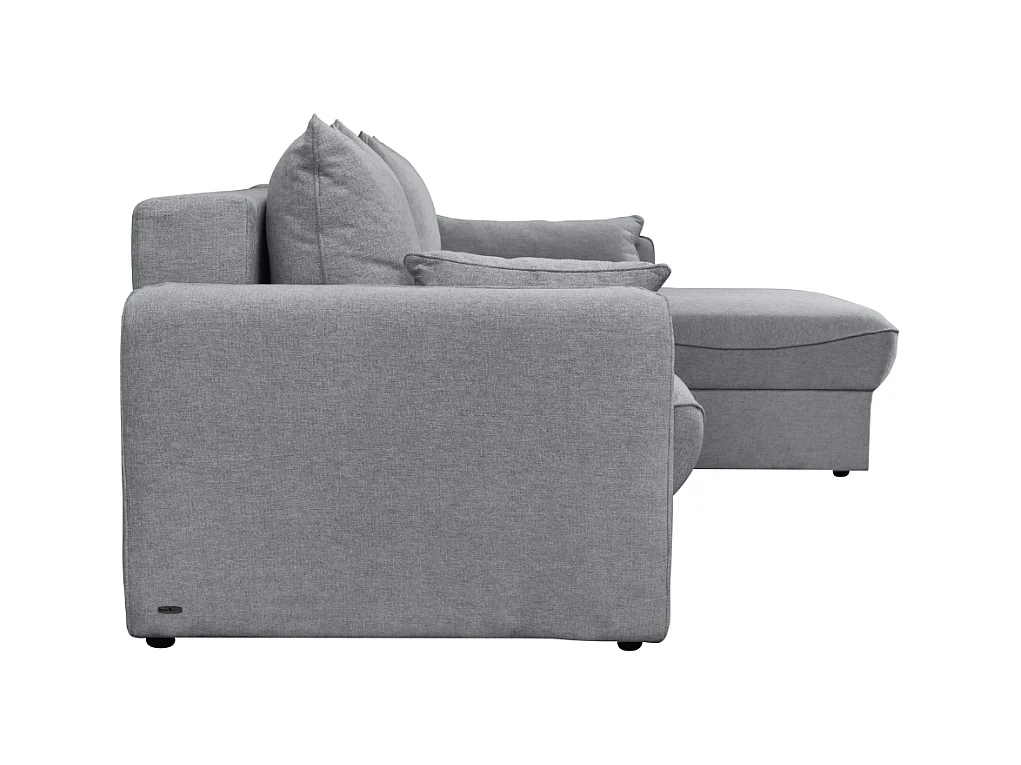 Canapé d'angle convertible avec coffre 3 places L260 cm - NAOMI