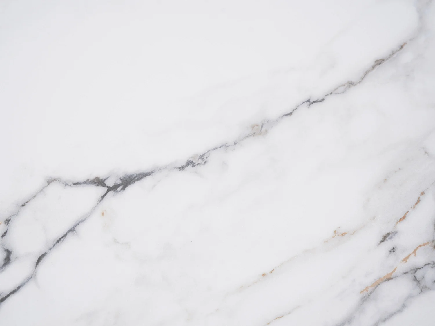 Table à manger extensible 4 à 6 personnes en céramique, MDF et métal - Effet marbre blanc et anthracite - ZALYRA