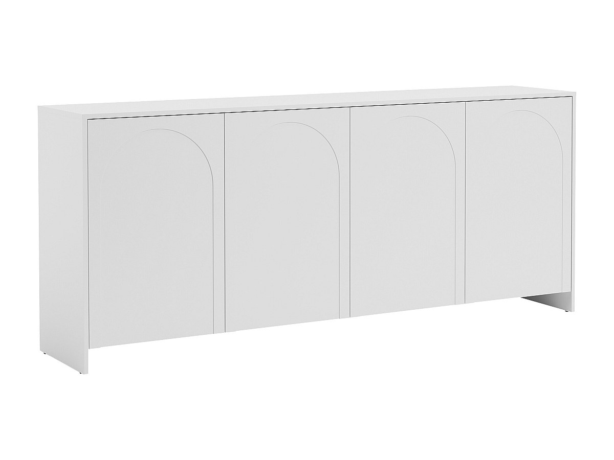 Buffet - 4 Türen - Weiß - NALYRA von Maison Céphy günstig online kaufen