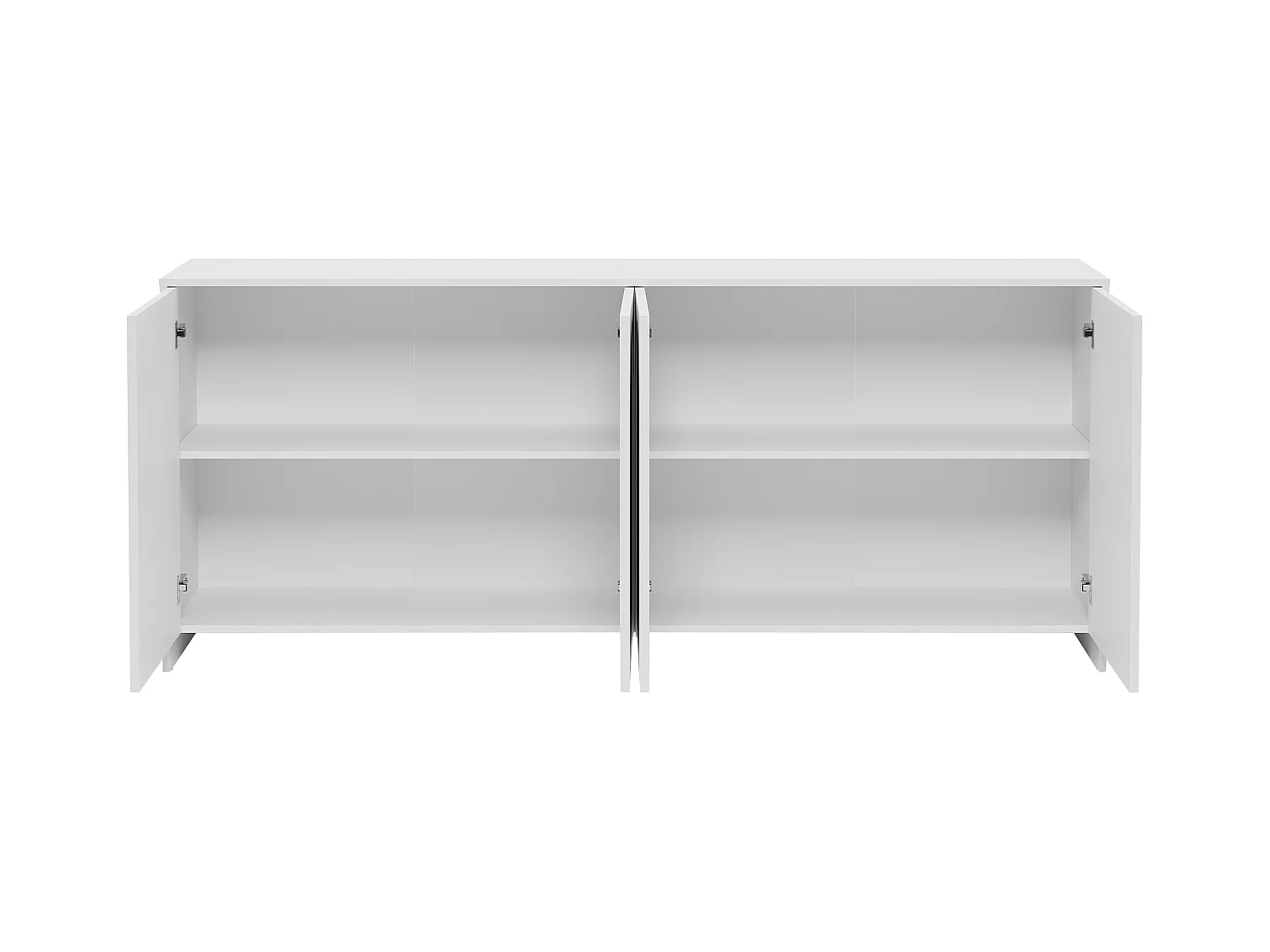 Skjenk med 4 dører - Hvit - NALYRA fra Maison Céphy