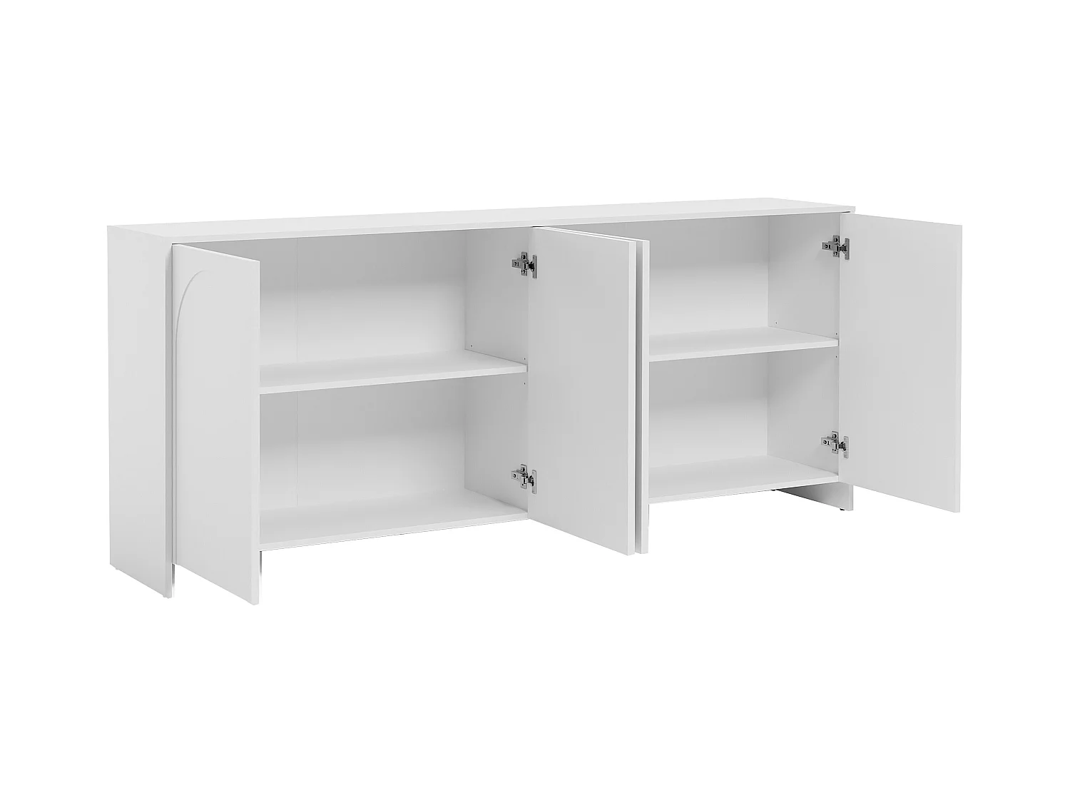 Skjenk med 4 dører - Hvit - NALYRA fra Maison Céphy