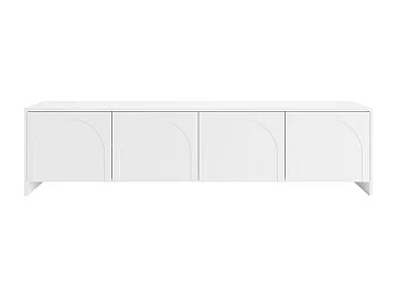 Meuble TV bois blanc