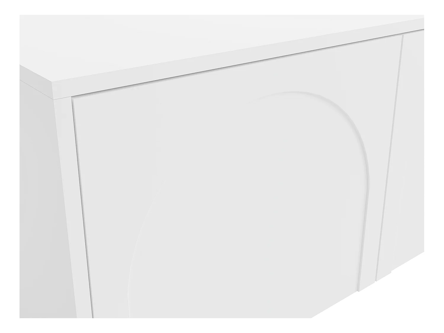 Szafka RTV z 4 drzwiami - Biały - NALYRA od Maison Céphy