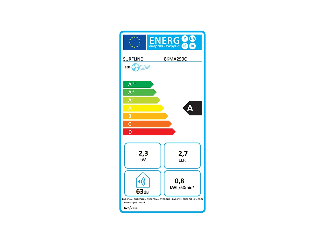 Climatiseur mobile 2 en 1 fonction déshumidificateur - Blanc - CODILAM