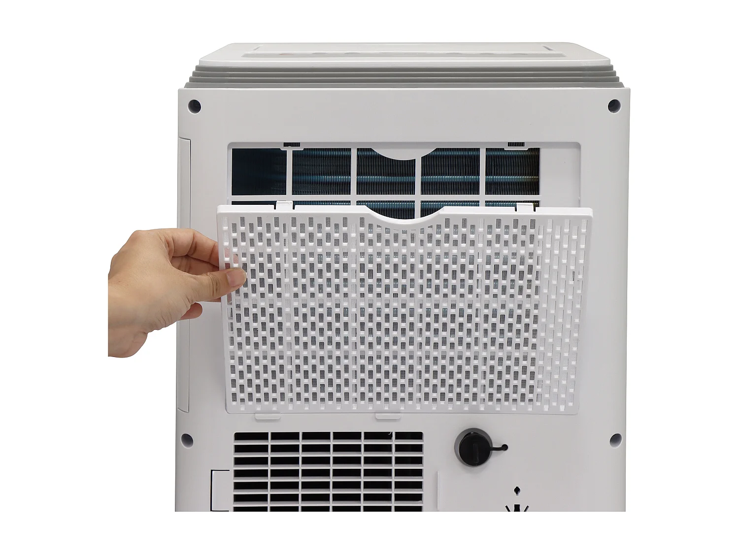 Climatiseur mobile 2 en 1 fonction déshumidificateur - Blanc - CODILAM