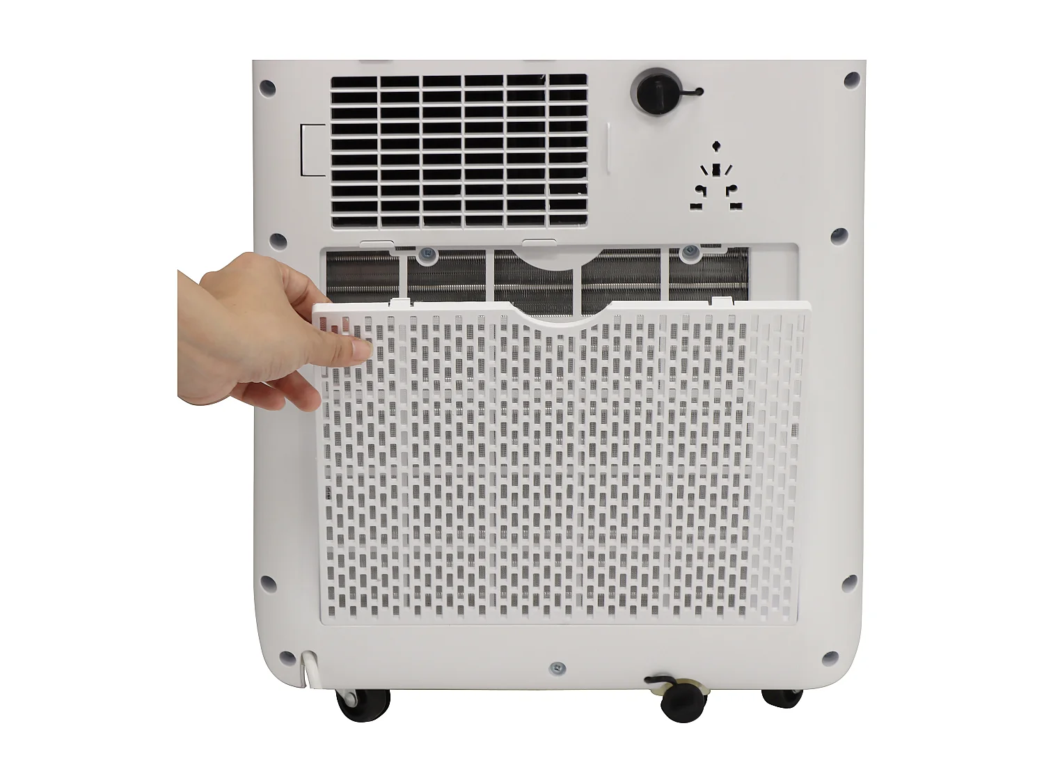 Climatiseur mobile 2 en 1 fonction déshumidificateur - Blanc - CODILAM