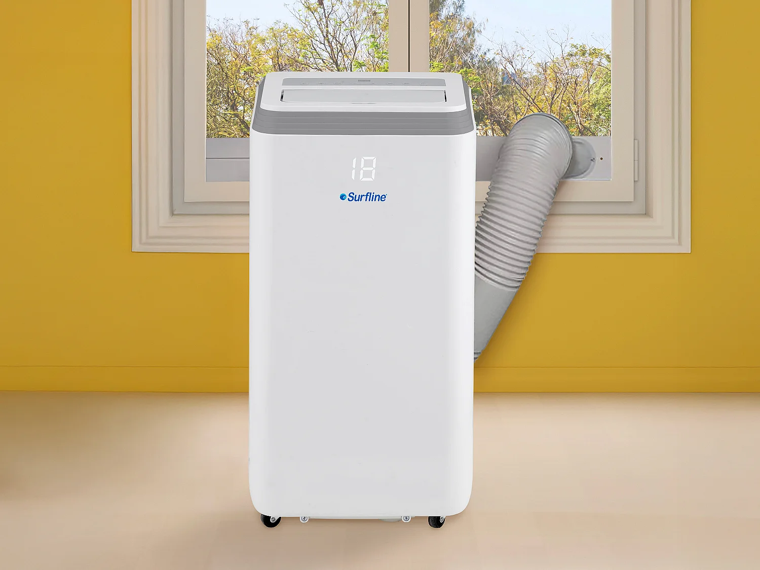 Climatiseur mobile 2 en 1 fonction déshumidificateur - Blanc - CODILAM