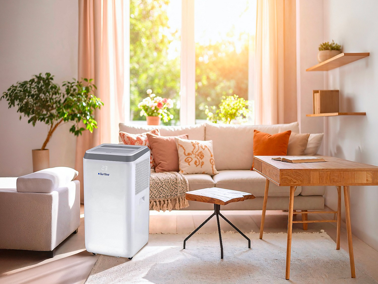 Mobile Klimaanlage 2-in-1 mit Entfeuchtungsfunktion - Weiß - CODILAM günstig online kaufen