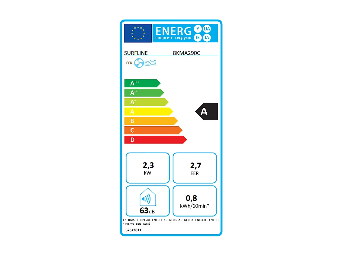 Climatiseur mobile 2 en 1 fonction déshumidificateur - Blanc - CODILAM