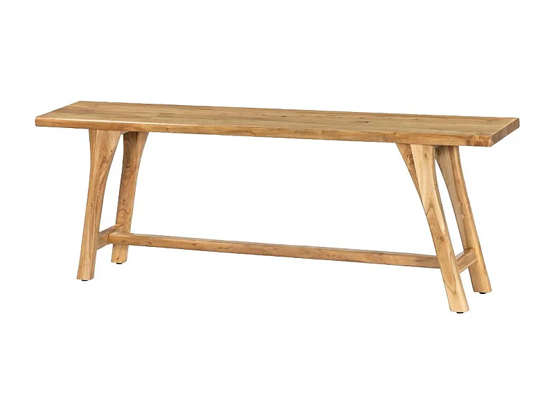 Banc en bois d'acacia massif Orane