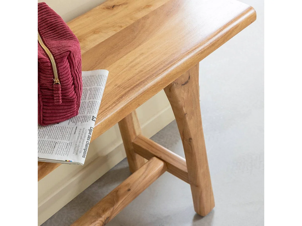 Banc en bois d'acacia massif Orane