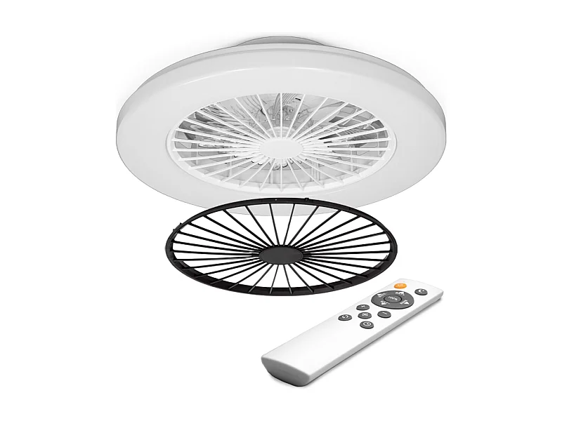 Ventilateur de plafond avec éclairage Led + télécommande