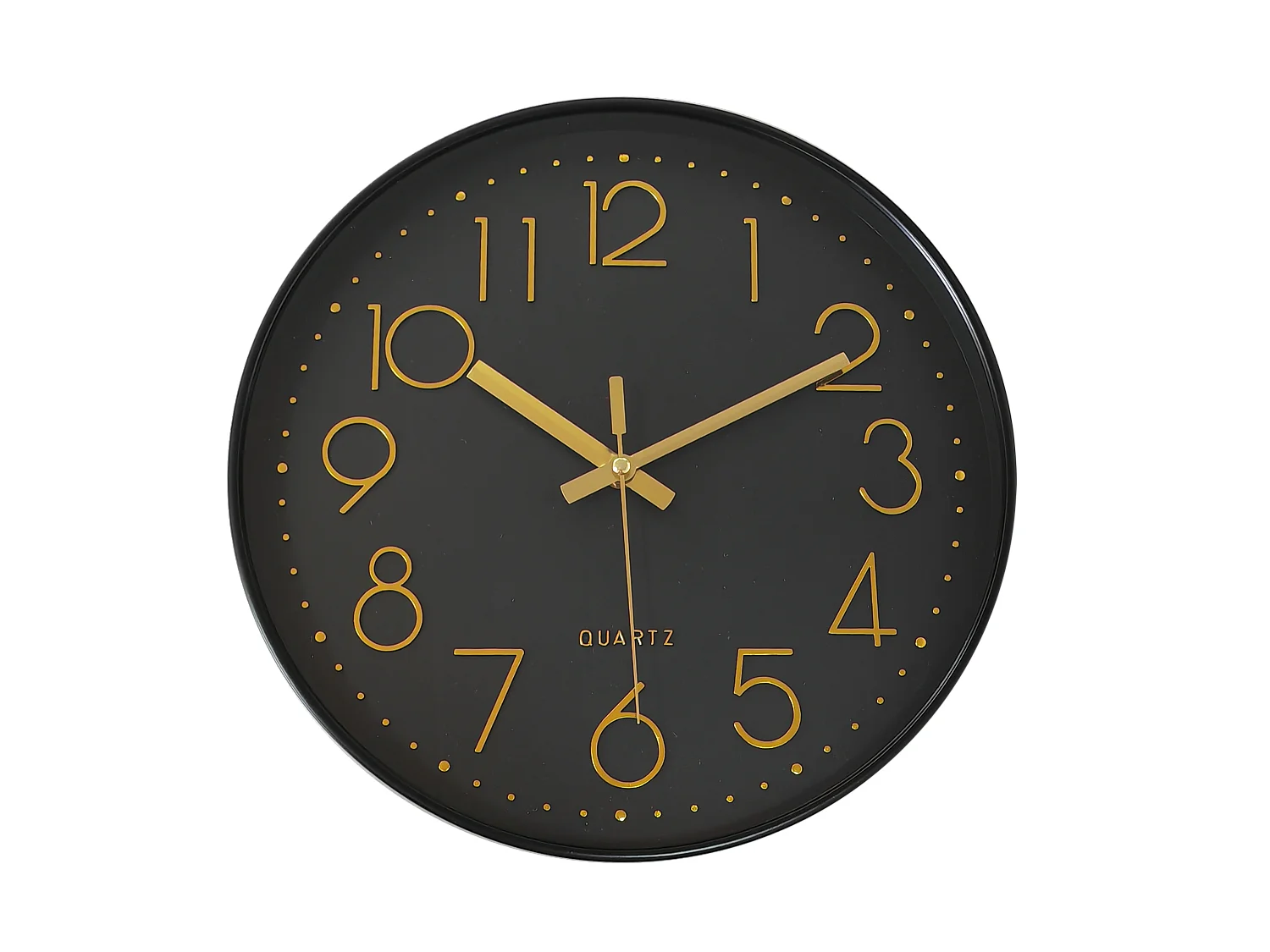 Horloge color block noir 30.5cm