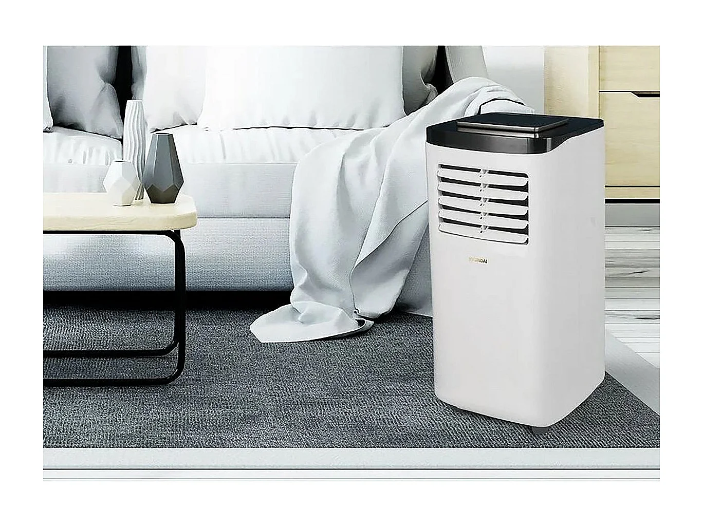 Climatiseur mobile 7000 BTU - 2000W - avec système à auto-évaporation