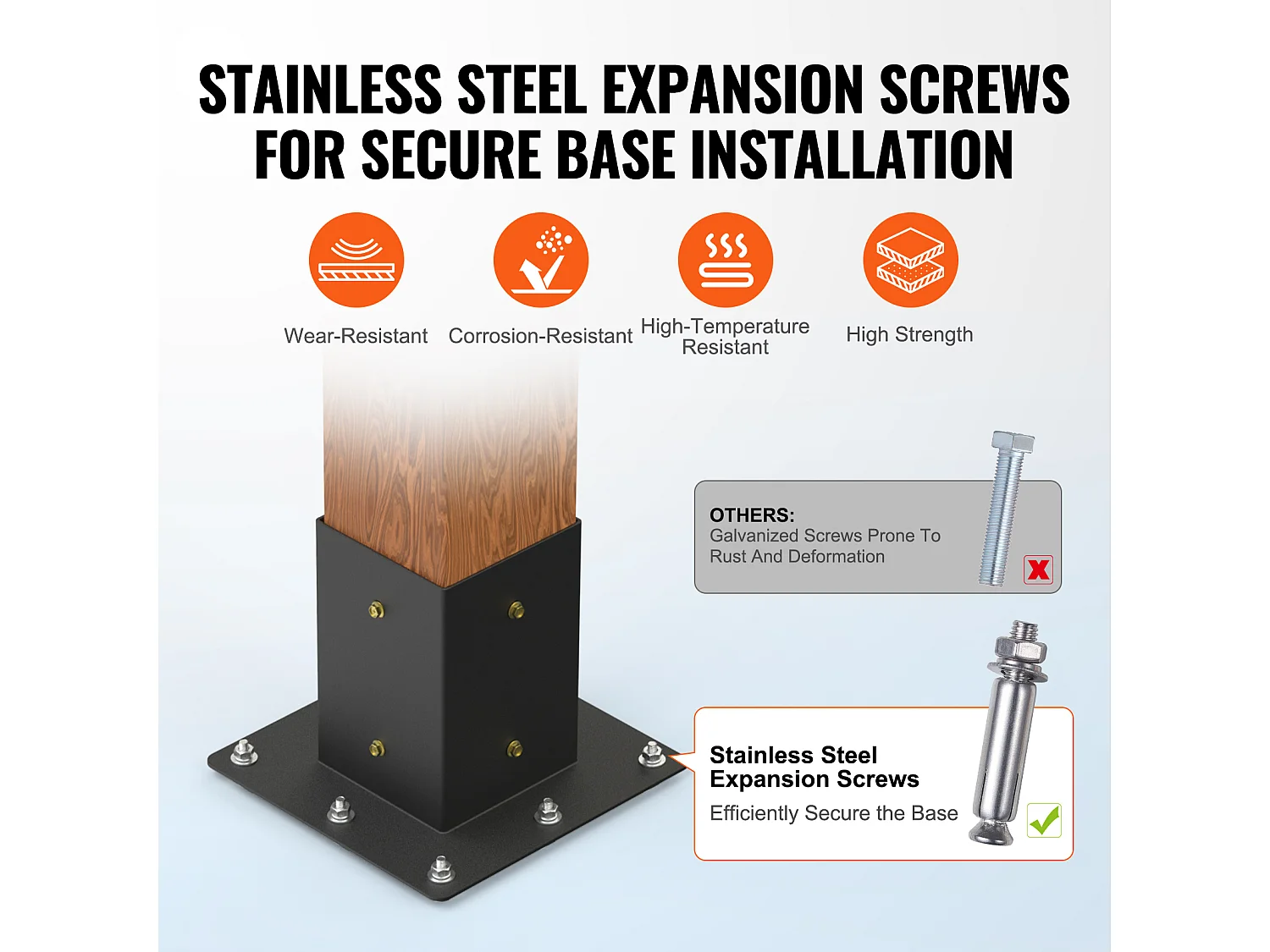 Pergola Beugelset SucceBuy 10,2x10,2cm, Binnenmaat 9,1x9,1cm, 8 Stuks 3-weg Houtbewerking DIY