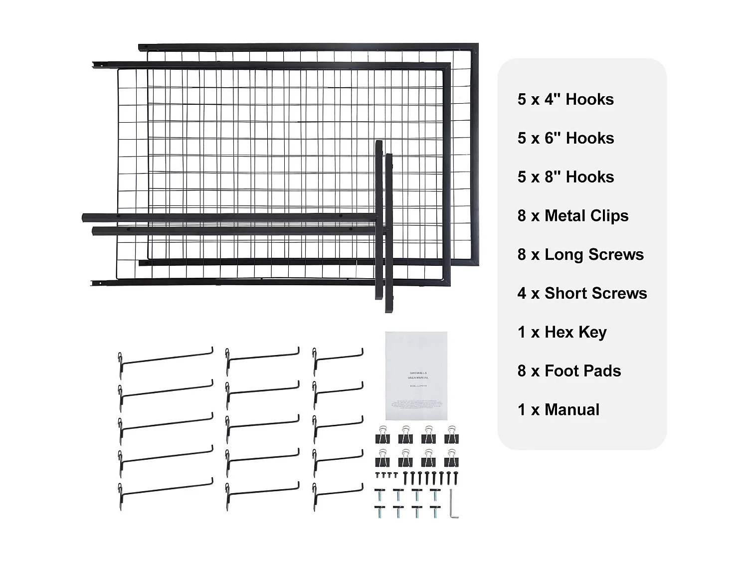 Gaaswandtoren SucceBuy 61x170,7 cm, 2-pack, Displayrekken