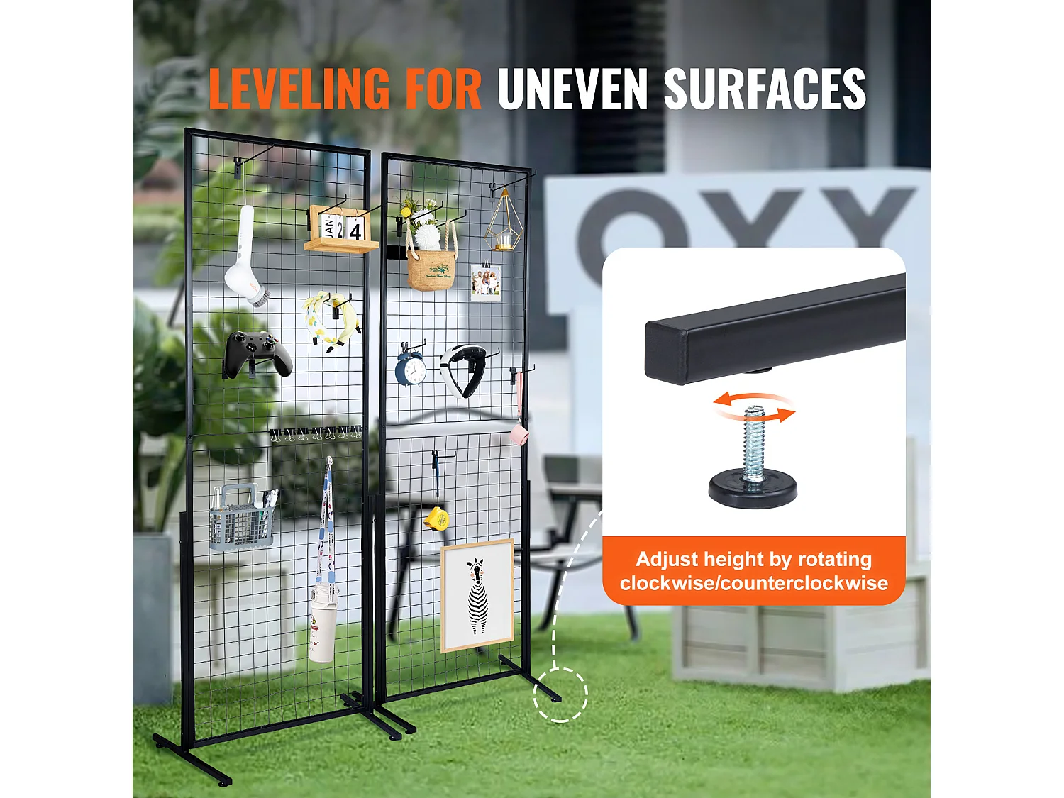 Gaaswandtoren SucceBuy 61x170,7 cm, 2-pack, Displayrekken