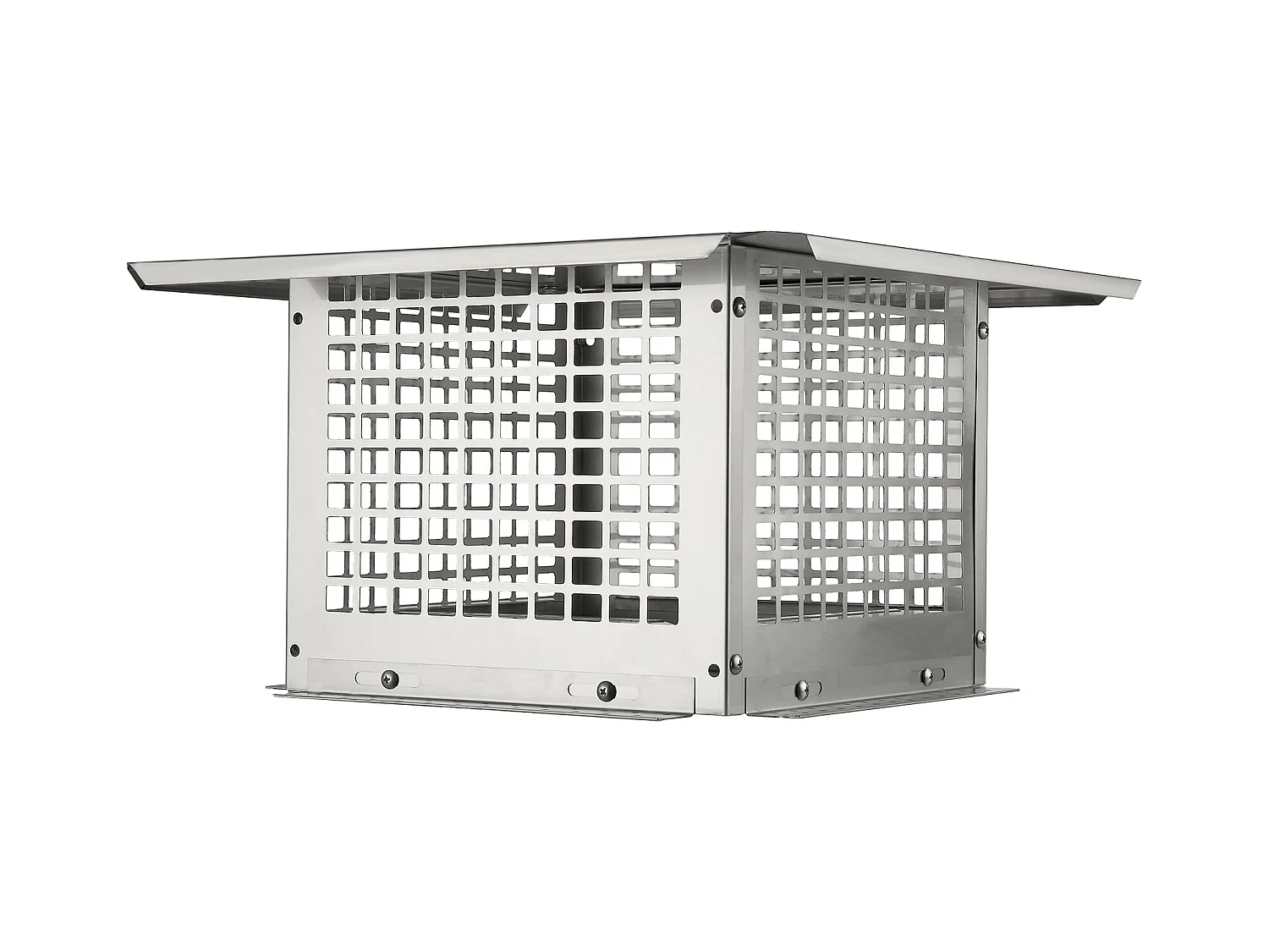 Cheminée SucceBuy Chapeau de Cheminée 30.5 X 30.5 CM, Couvercle de Conduit en Acier Inoxydable 304, Maille