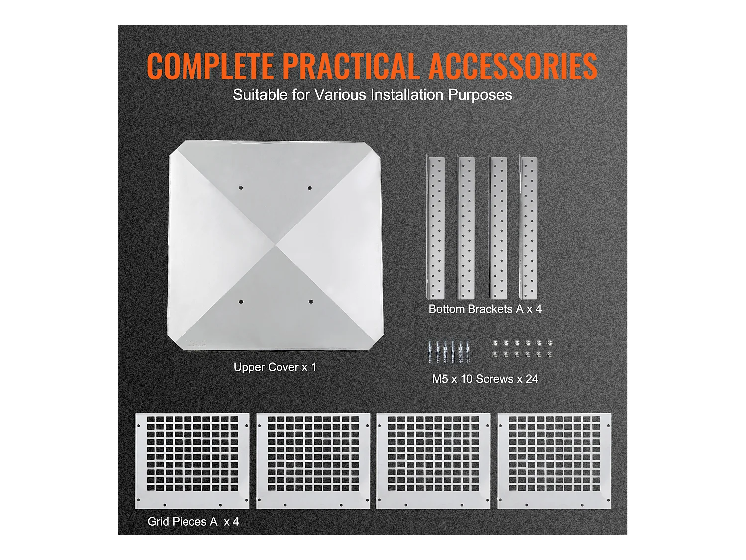 Cheminée SucceBuy Chapeau de Cheminée 30.5 X 30.5 CM, Couvercle de Conduit en Acier Inoxydable 304, Maille