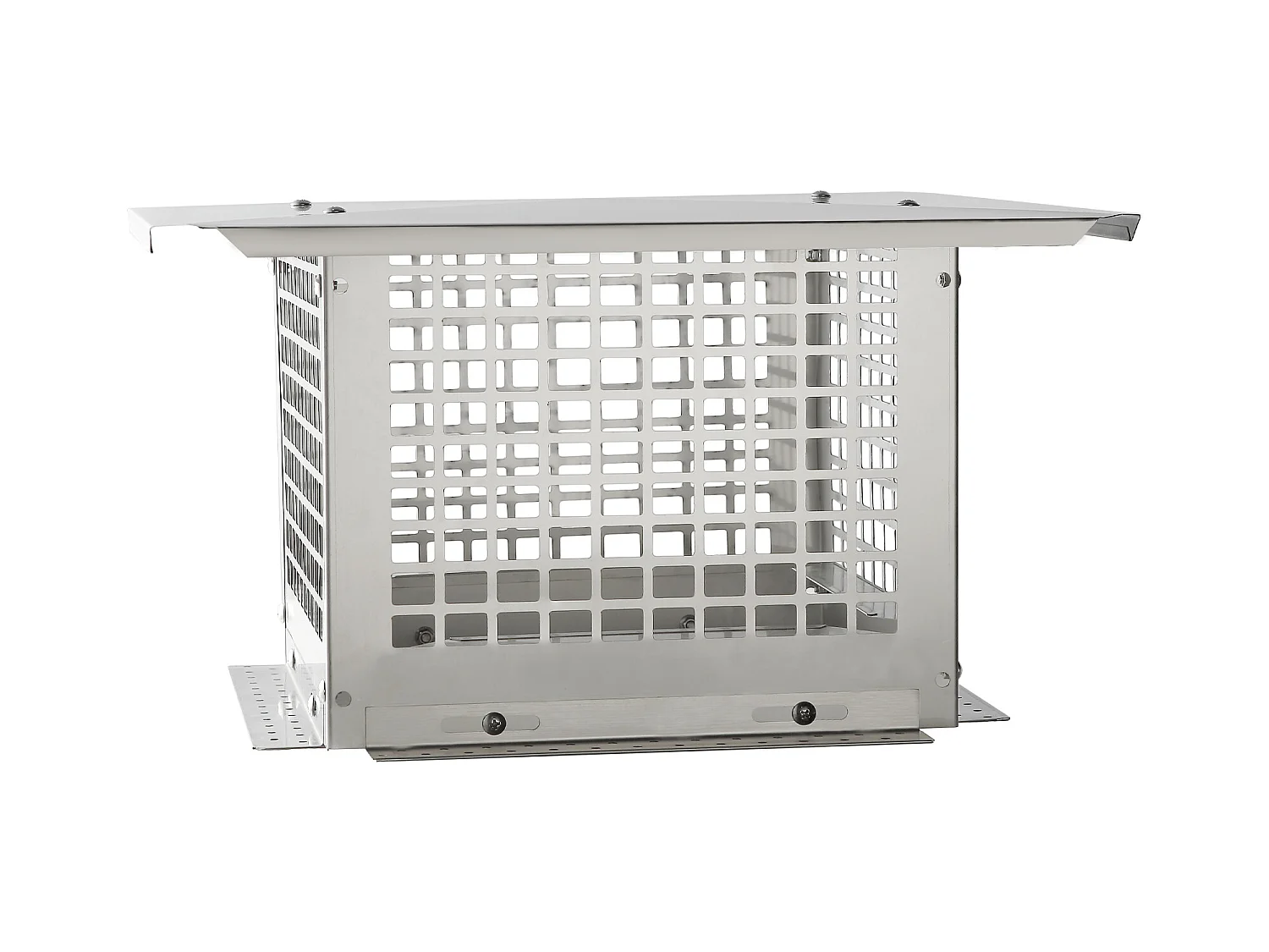 Cheminée SucceBuy Chapeau de Cheminée 30.5 X 30.5 CM, Couvercle de Conduit en Acier Inoxydable 304, Maille