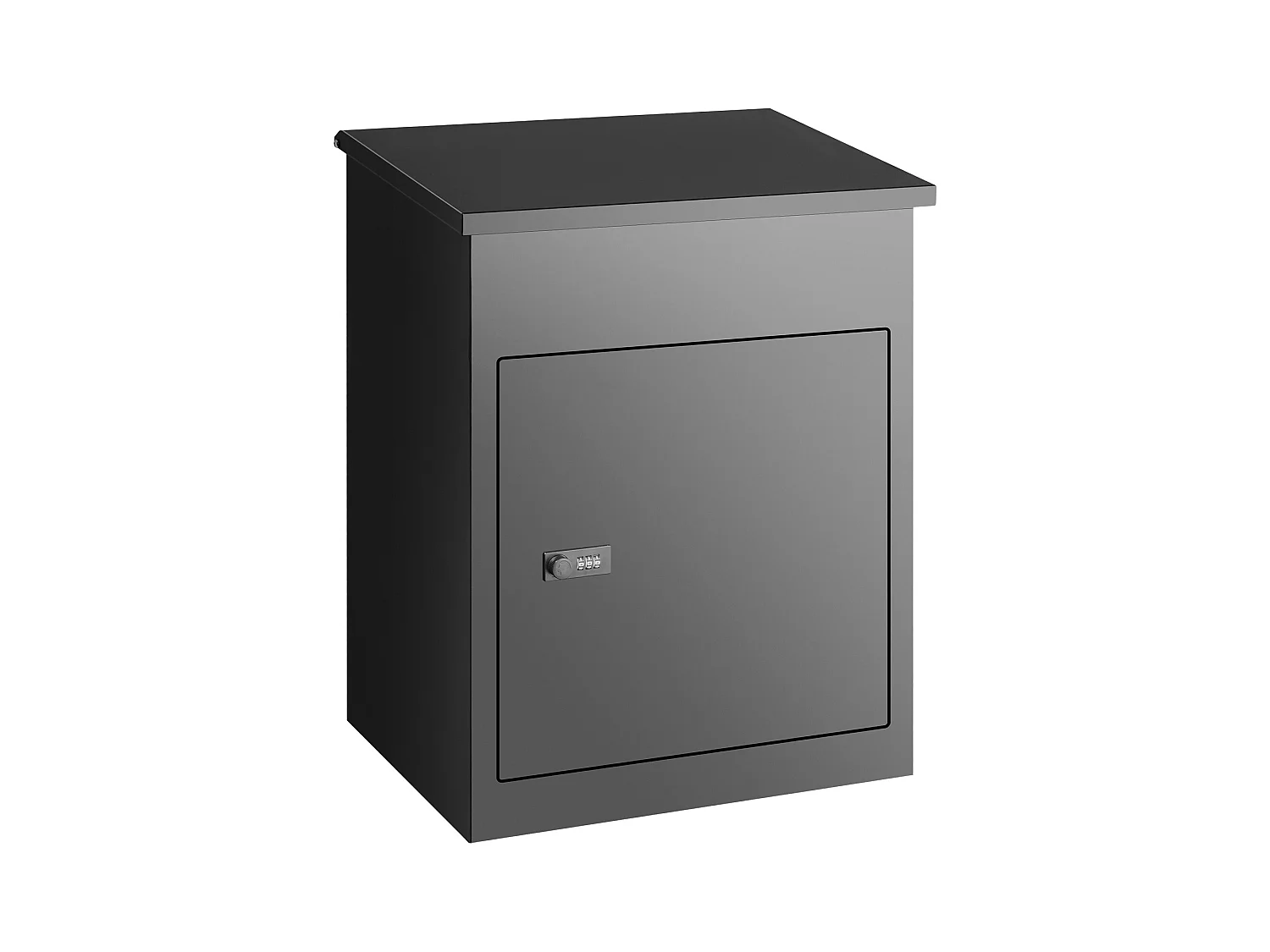 Boite à Colis, SucceBuy Boîtes Aux Lettres Extérieures 44x35x58.3 CM, Acier Galvanisé, Serrure Codée