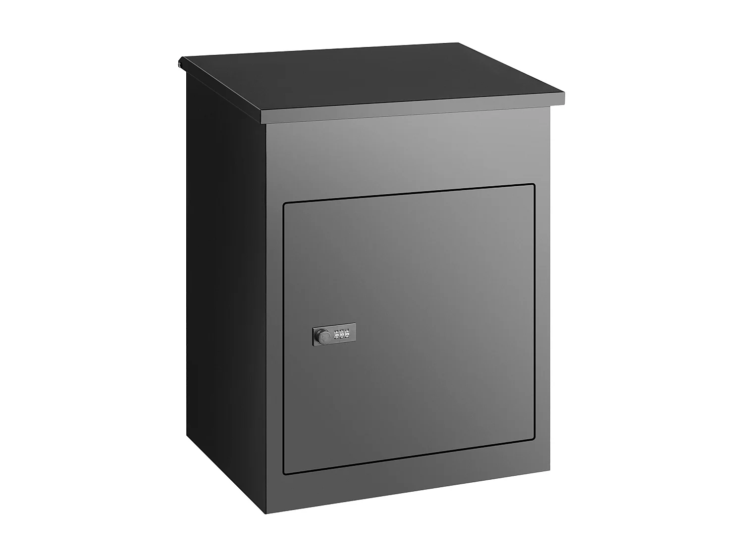 Boite à Colis, SucceBuy Boîtes Aux Lettres Extérieures 44x35x58.3 CM, Acier Galvanisé, Serrure Codée