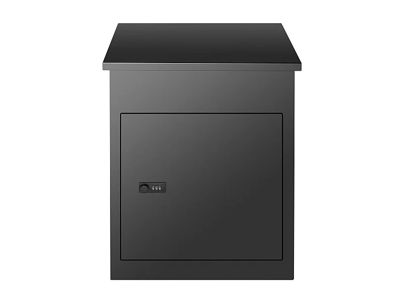 Boite à Colis, SucceBuy Boîtes Aux Lettres Extérieures 44x35x58.3 CM, Acier Galvanisé, Serrure Codée