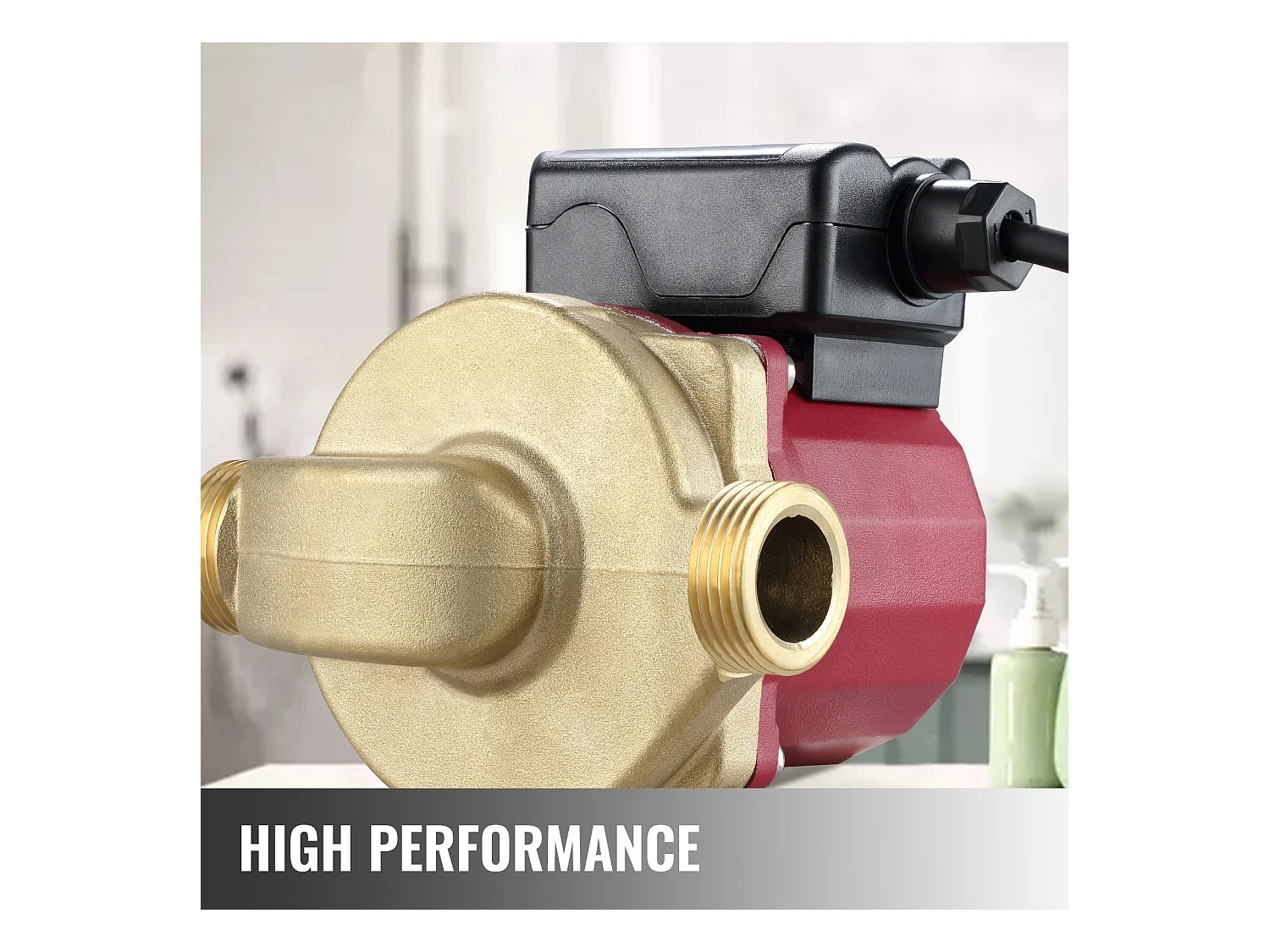 Pompe de Circulation d'Eau Solaire en Laiton SucceBuy LPS20-12-100 à 3 Vitesses