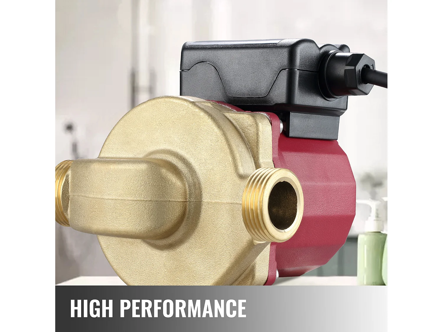 Pompe de Circulation d'Eau Solaire en Laiton SucceBuy LPS20-12-100 à 3 Vitesses