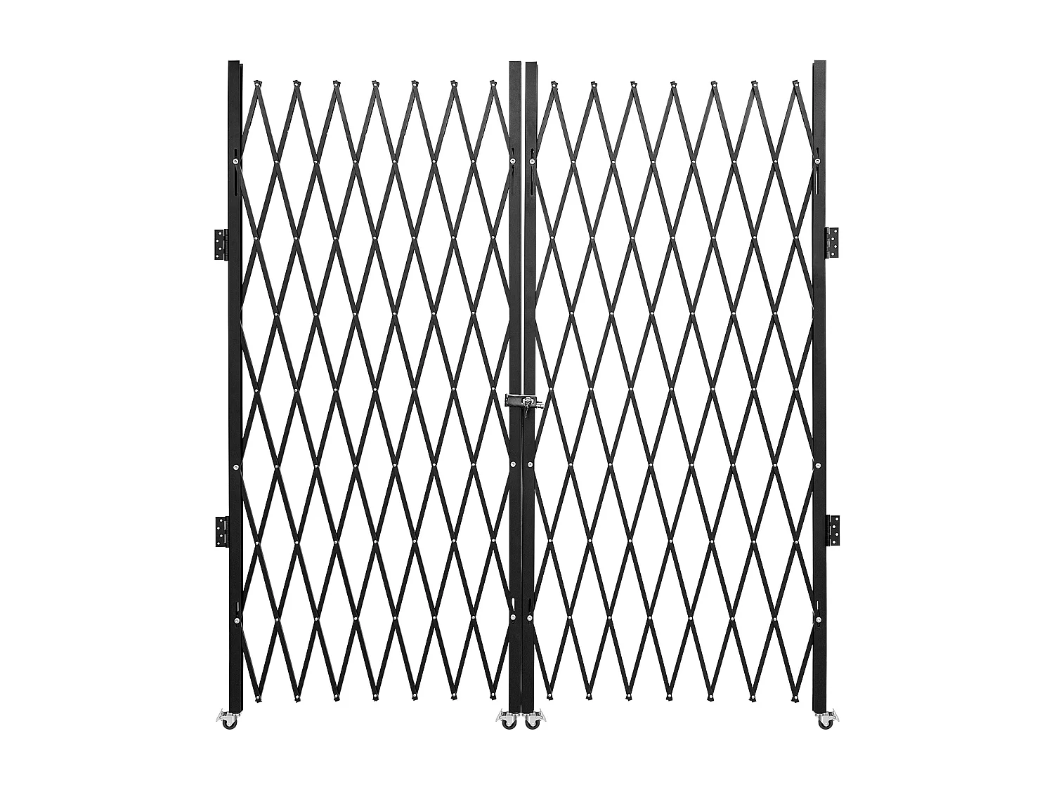 Puerta de Seguridad Plegable Doble SucceBuy, 198.12cm H x 365.76cm W, Puerta Plegable, Puerta de Tijera
