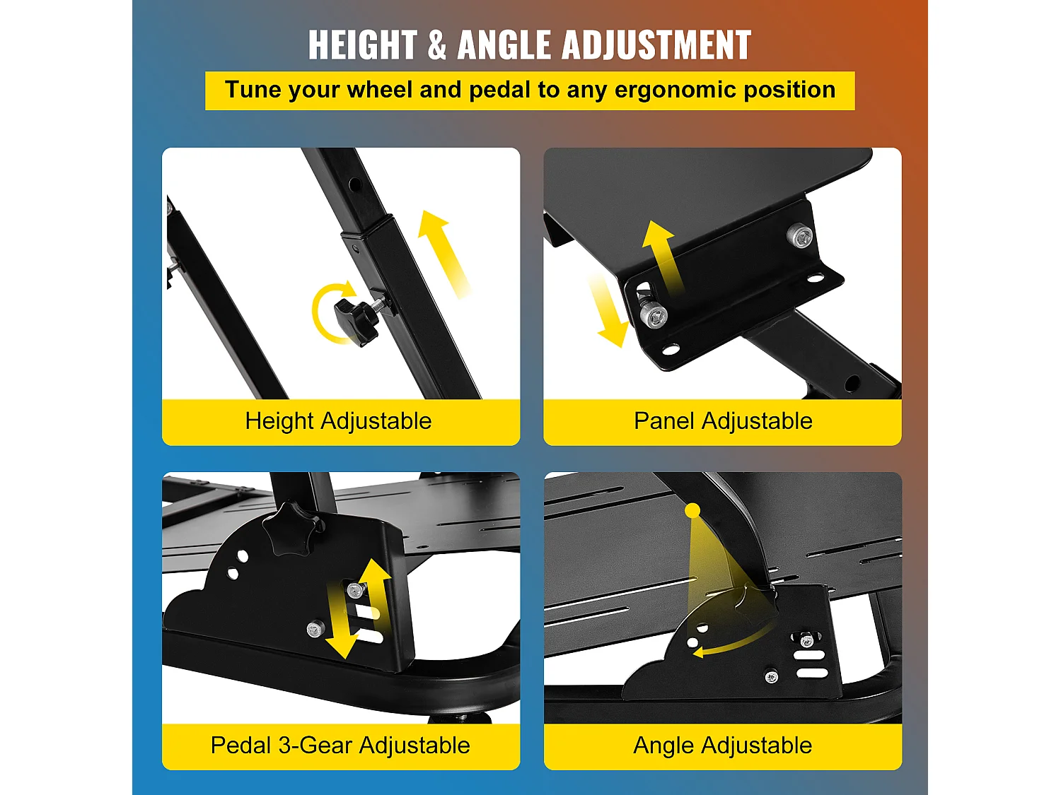 GREAT Steering Wheel Stand for Logitech G920 Racing Wheel & Shifter PRO V2
