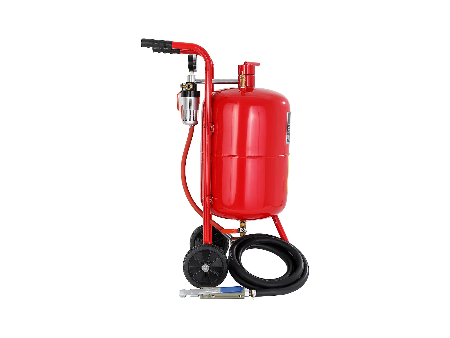 Máquina Pulidora de Arena de 10 galones SucceBuy, Pulidora de Arena Neumática Portátil, Abrasivo para Medios, 60-110 PSI