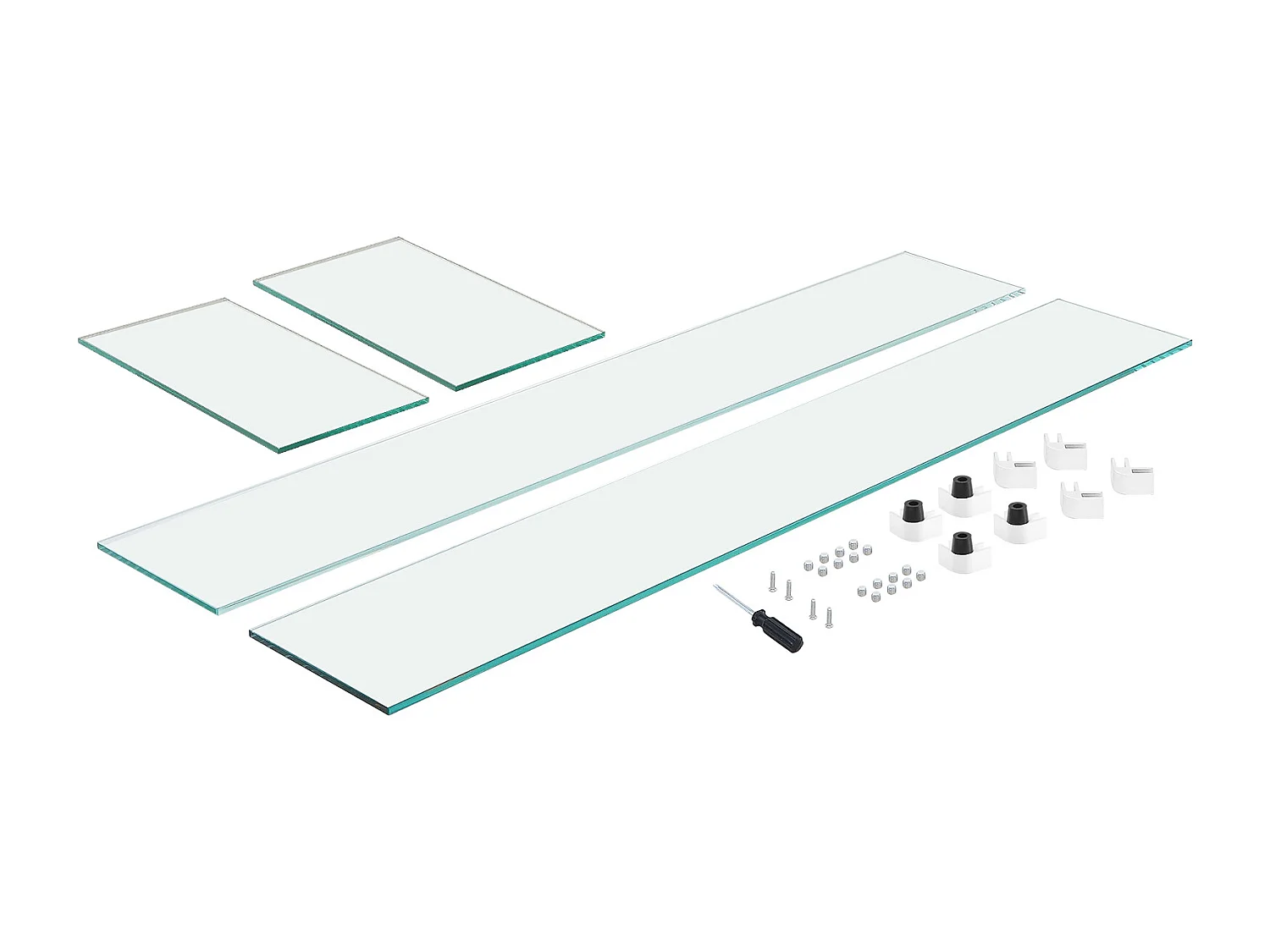 Pare-Vent SucceBuy Pare-Vent pour Foyer en Verre Trempé 798 x 317 x 165 mm, Bouclier de 8 mm D'épaisseur