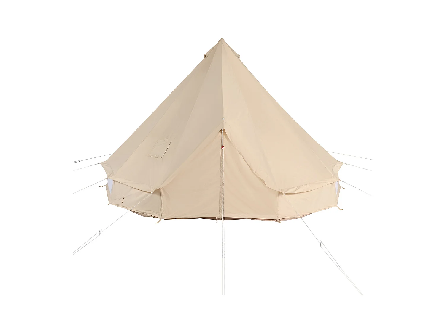 Tente Cloche Toile SucceBuy 4 Saisons 5 m pour Camping Familial avec Trou de Poêle