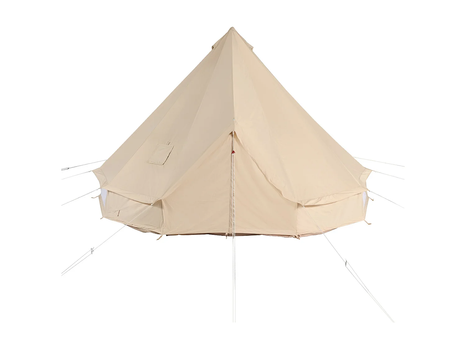 Tente Cloche Toile SucceBuy 4 Saisons 5 m pour Camping Familial avec Trou de Poêle