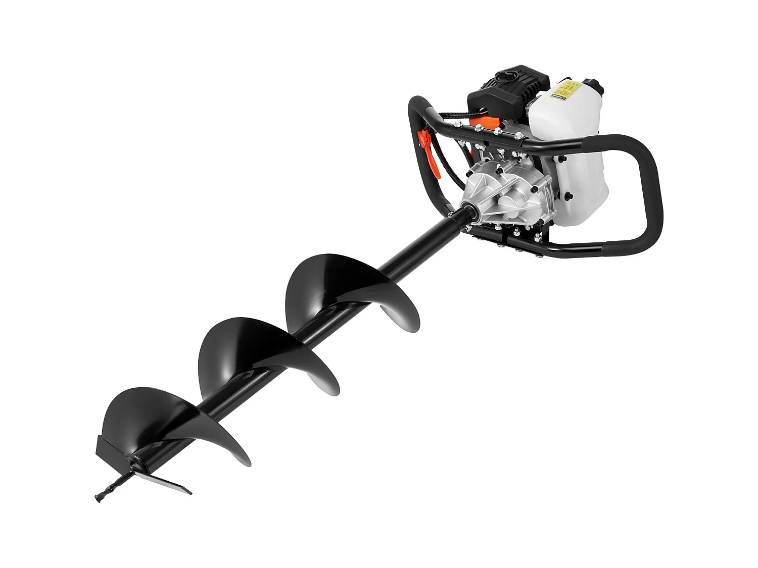 Tarière à Essence Thermique, SucceBuy Tarière à Gaz 63CC 2400W Forets 20.32 CM et Tige D'extension